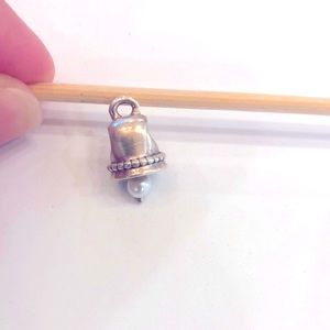 Authentic Pandora Bead Bell with Pearl
